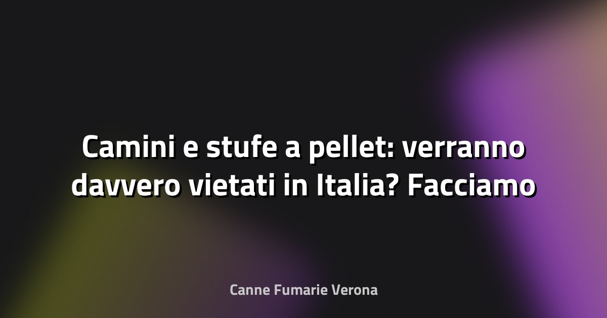 🔥 Camini e stufe a pellet: verranno davvero vietati in Italia? Facciamo chiarezza - greenMe
