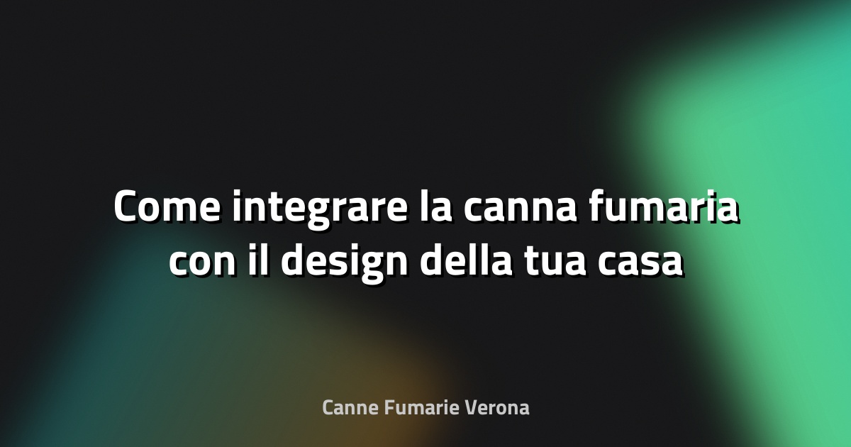 🔥 Come integrare la canna fumaria con il design della tua casa