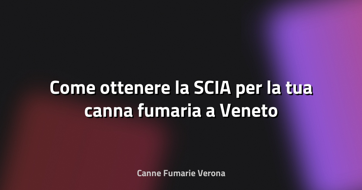 🏠 Come ottenere la SCIA per la tua canna fumaria a Veneto