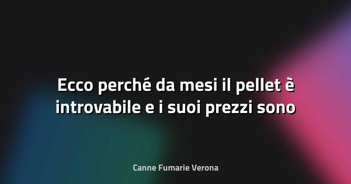 🔥 Ecco perché da mesi il pellet è introvabile e i suoi prezzi sono schizzati alle stelle - Libertà
