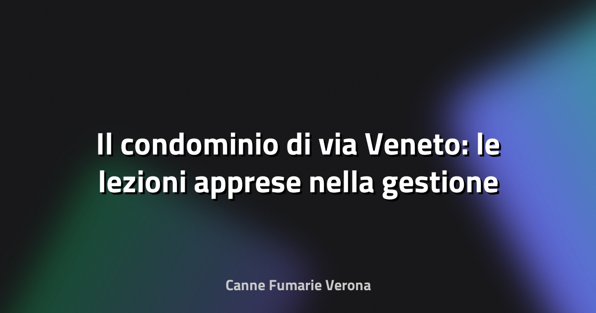 🔥 Il condominio di via Veneto: le lezioni apprese nella gestione della canna fumaria