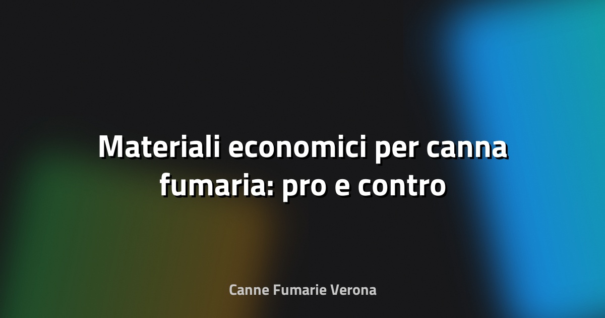 🔥 Materiali economici per canna fumaria: pro e contro