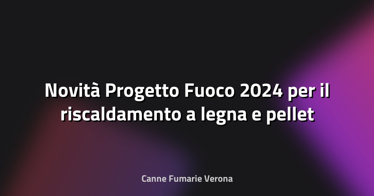 🔥 Novità Progetto Fuoco 2024 per il riscaldamento a legna e pellet - Cose di Casa
