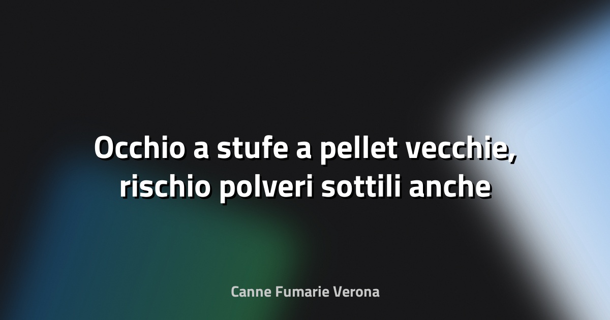 🔥 Occhio a stufe a pellet vecchie, rischio polveri sottili anche in casa. L’allarme degli allergologi - insalutenews.it