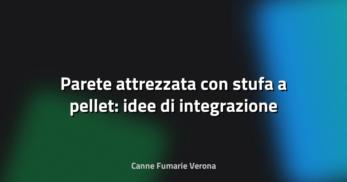 🔥 Parete attrezzata con stufa a pellet: idee di integrazione