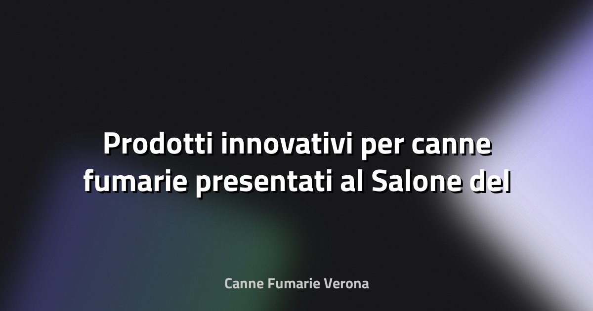 🔥 Prodotti innovativi per canne fumarie presentati al Salone del Camino