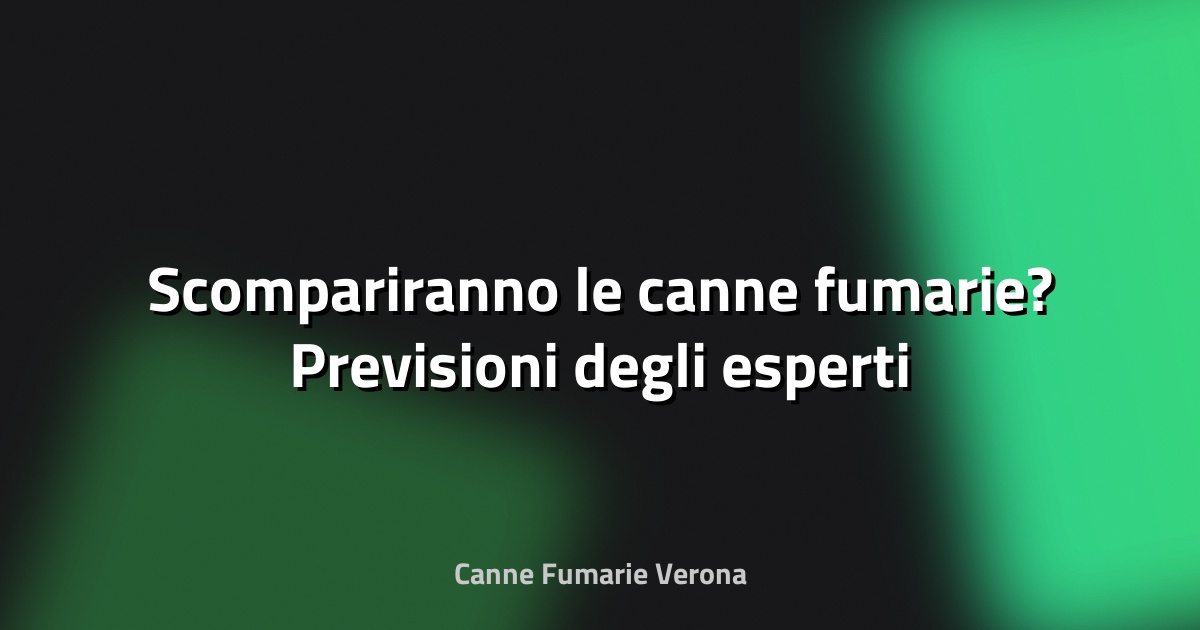 🔥 Scompariranno le canne fumarie? Previsioni degli esperti