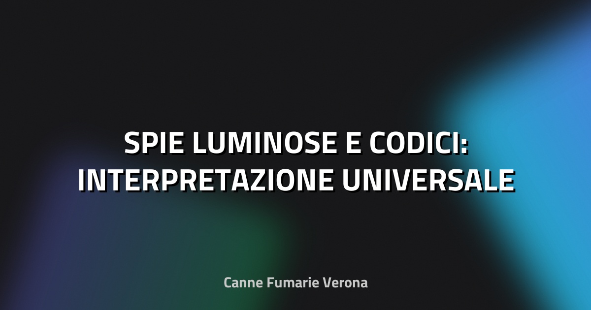 🔥 SPIE LUMINOSE E CODICI: INTERPRETAZIONE UNIVERSALE